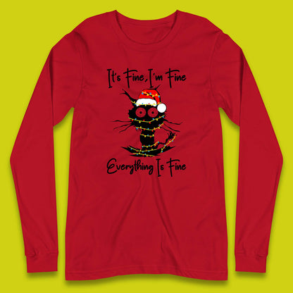 electrocuted cat long sleeve t shirt