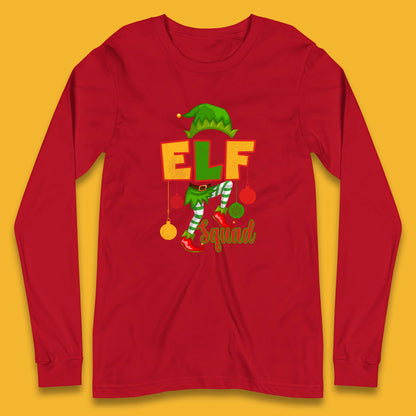 elf squad christmas long sleeve t shirt