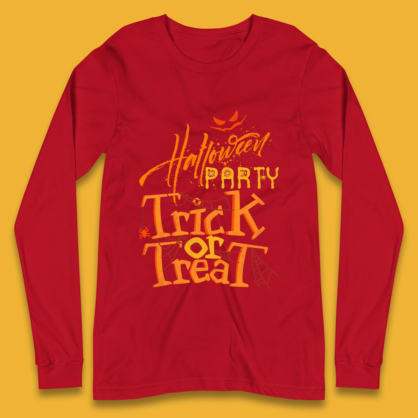 Happy Halloween Trick Or Treat Horror Scary Spooky Vibes Long Sleeve T Shirt