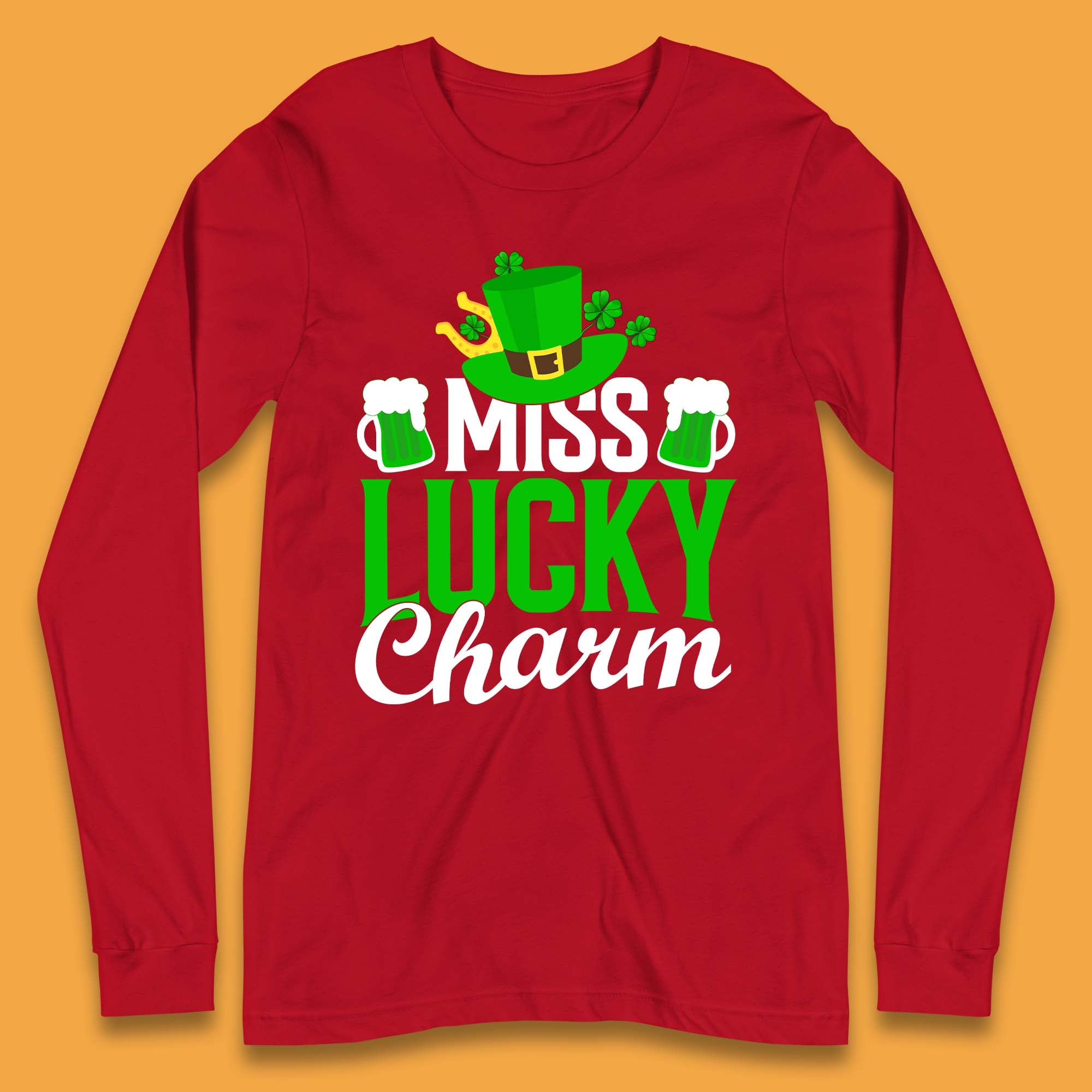 Miss Lucky Charm Long Sleeve T-Shirt