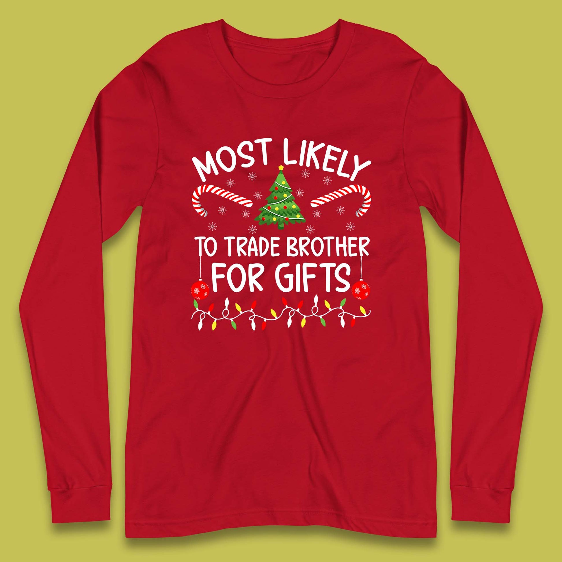 trade brother for christmas gifts long sleeve t shirt