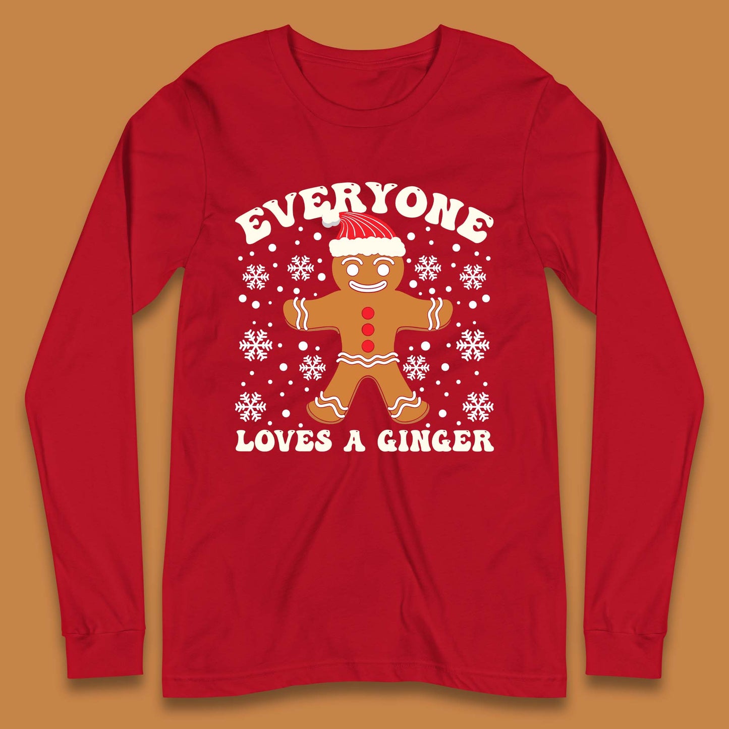 Gingerbread Christmas Long Sleeve T-Shirt