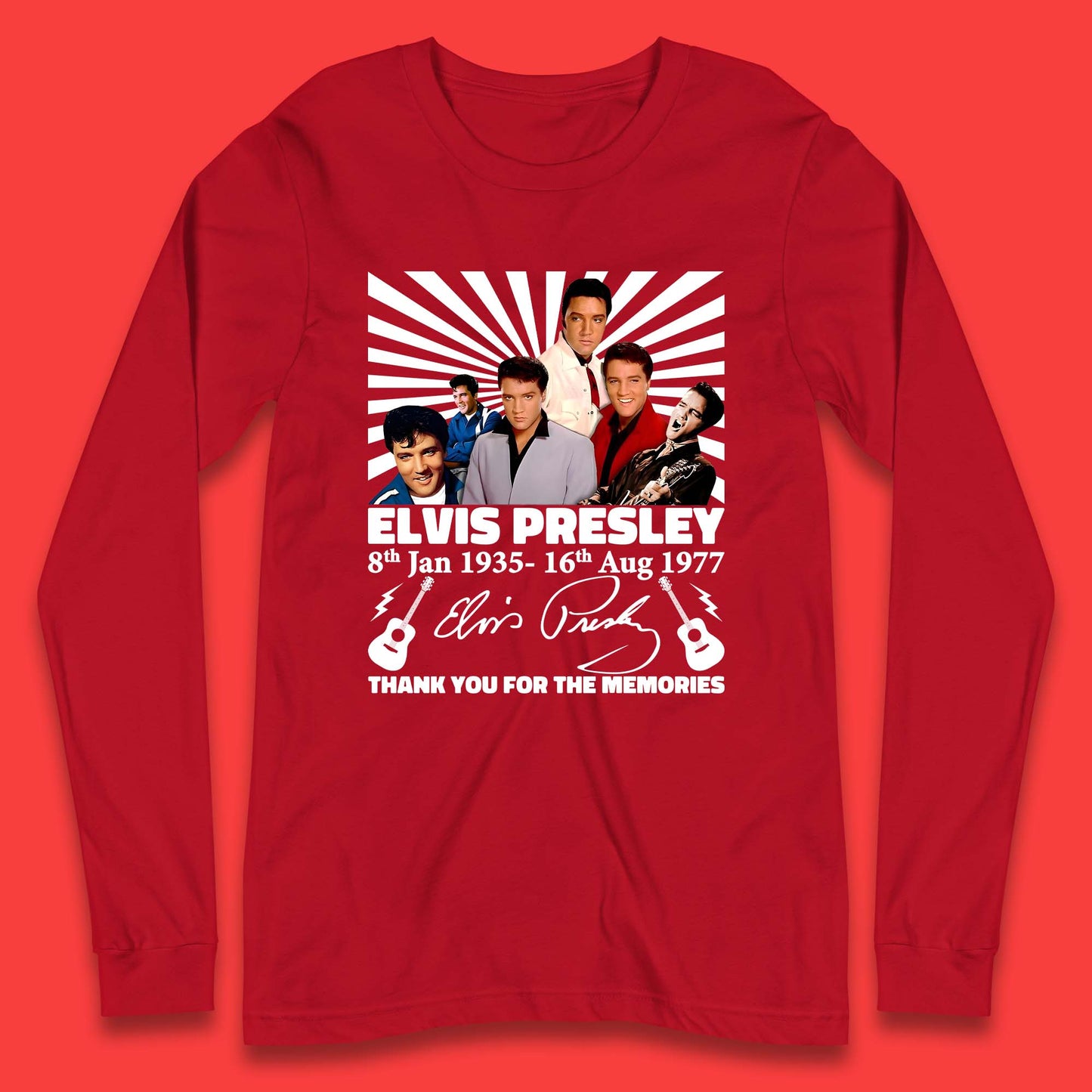 Elvis Presley Long Sleeve Shirts