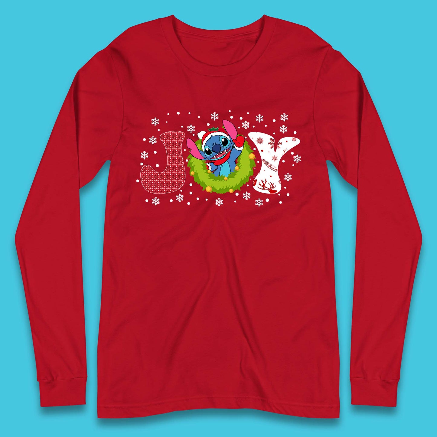Joy Stitch Christmas Long Sleeve T-Shirt
