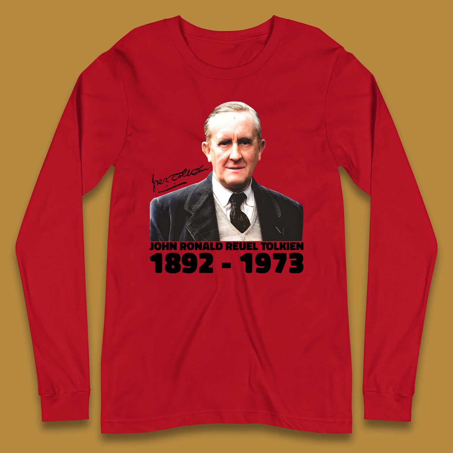 John Ronald Reuel Tolkien 1892-1973 Long Sleeve T-Shirt