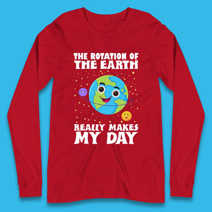 Rotation Of Earth Long Sleeve T-Shirt