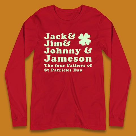The Four Fathers of St. Patrick's Day Long Sleeve T-Shirt