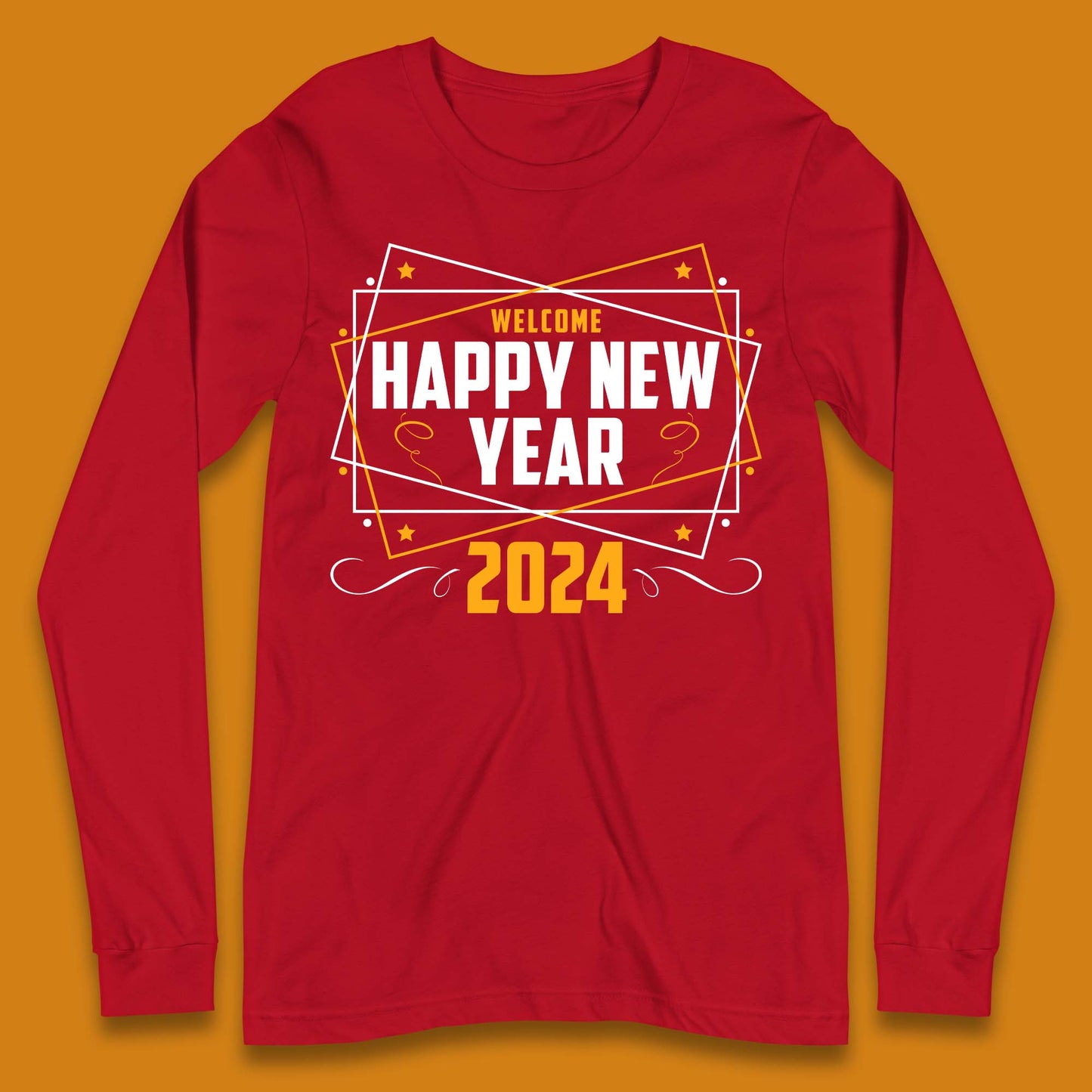 Welcome Happy New Year 2024 Long Sleeve T-Shirt