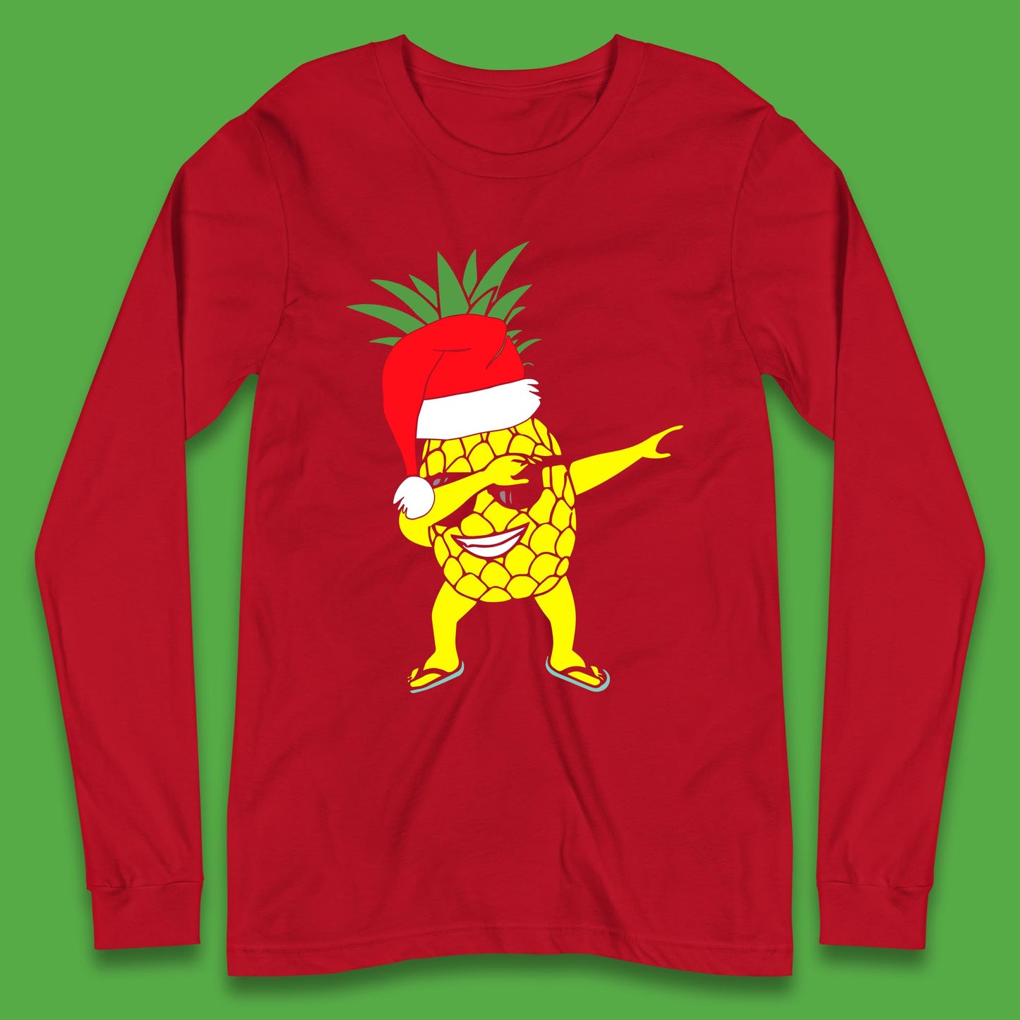 dabbing pineapple long sleeve t shirt
