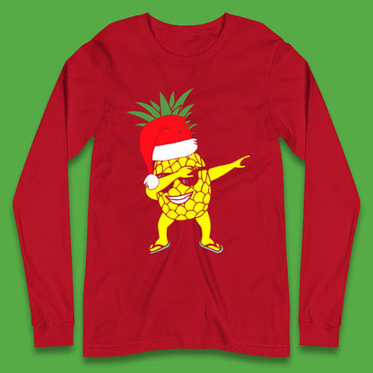 dabbing pineapple long sleeve t shirt