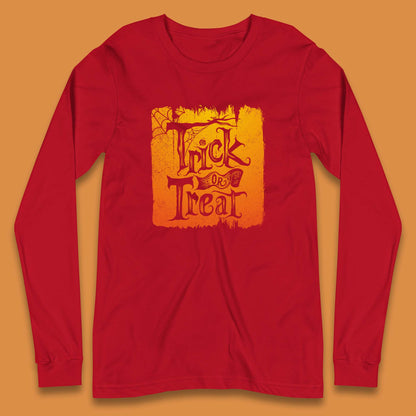 Trick Or Treat Happy Halloween Spooky Season Halloween Vibes Long Sleeve T Shirt