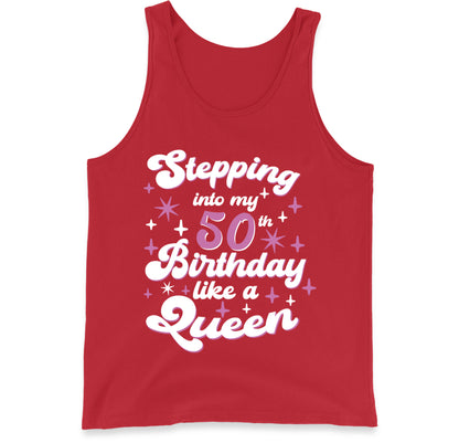 Queen 50th Birthday Tank Top