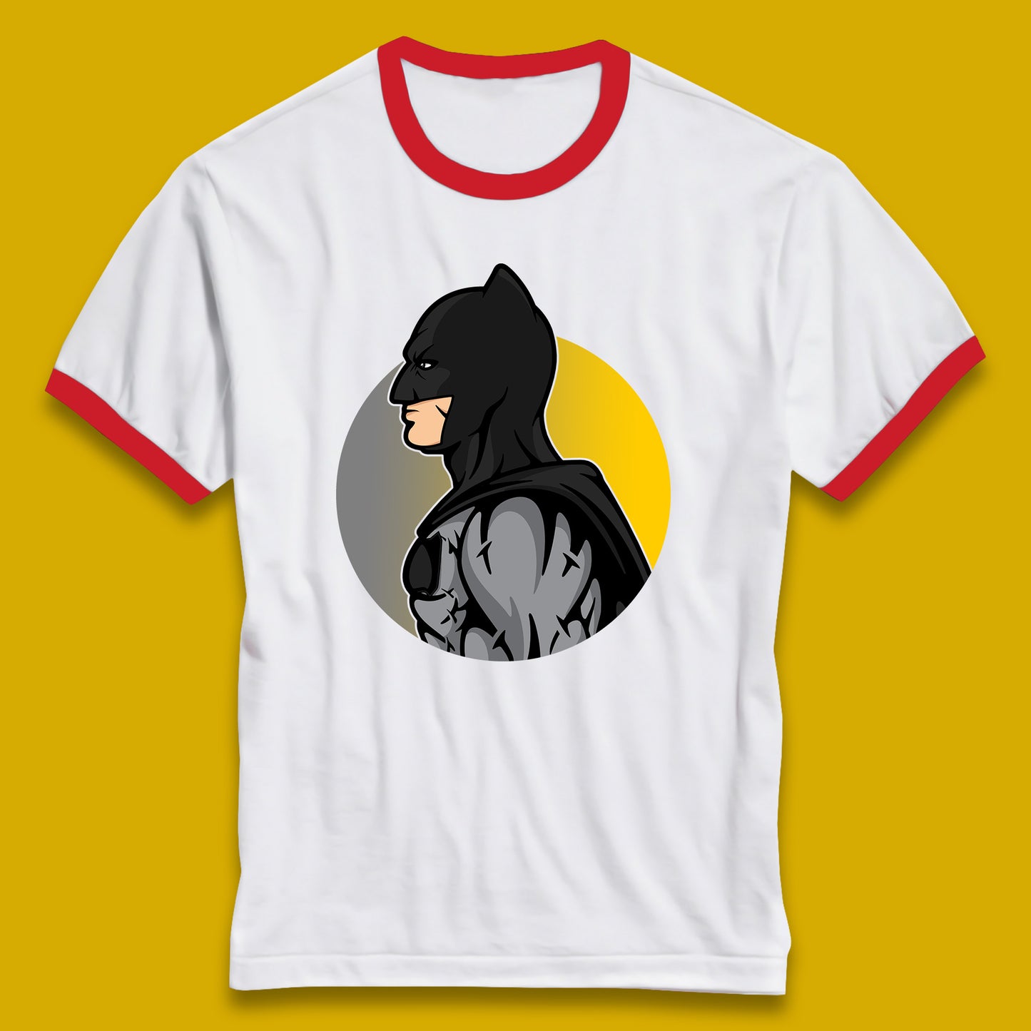 Batman Superhero Fictional Character DC Comics Batman Comic Book Character Ringer T Shirt