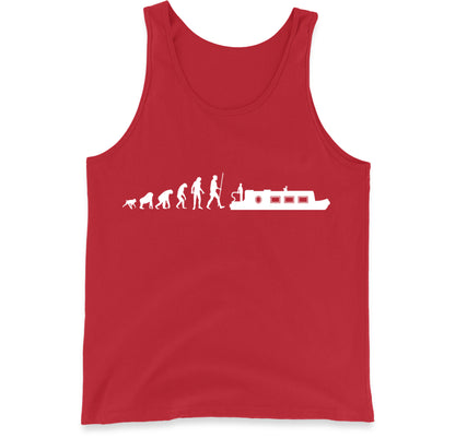 Human Evolution Canal boat Tank Top