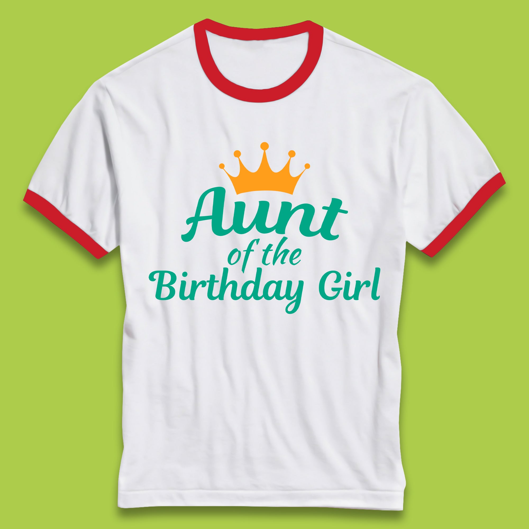 Aunt Of The Birthday Girl Ringer T-Shirt