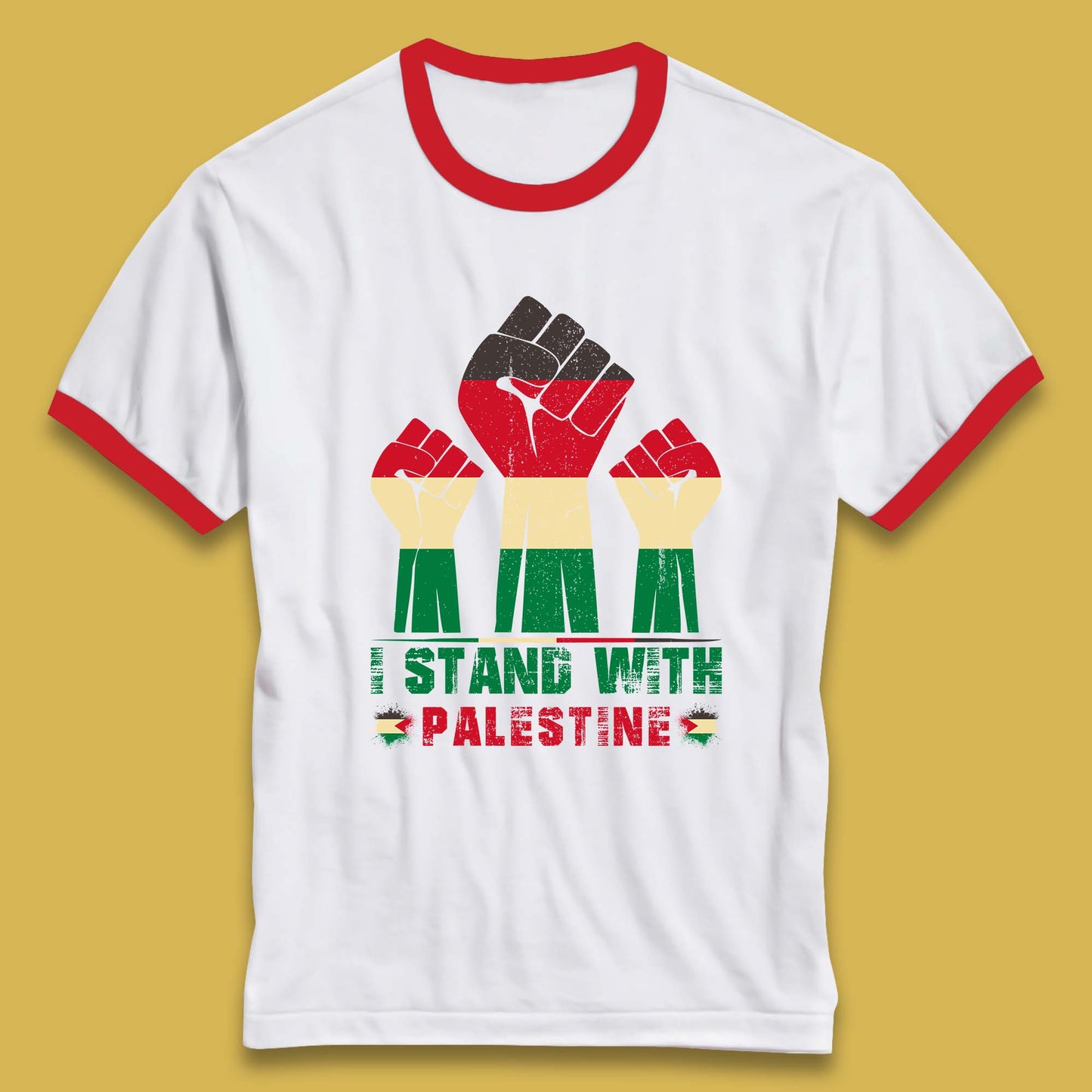 Palestine Ringer Tee
