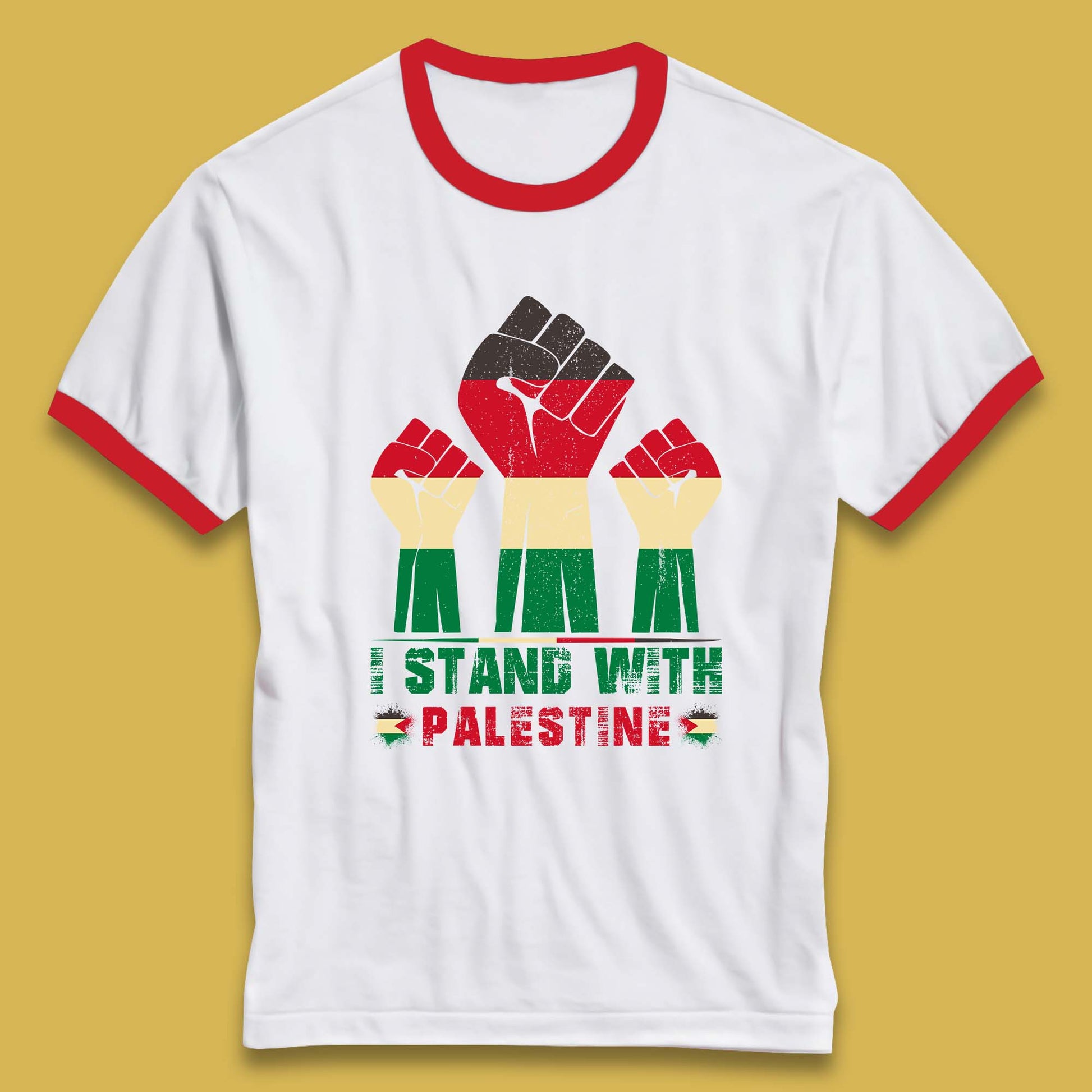 Palestine Ringer Tee