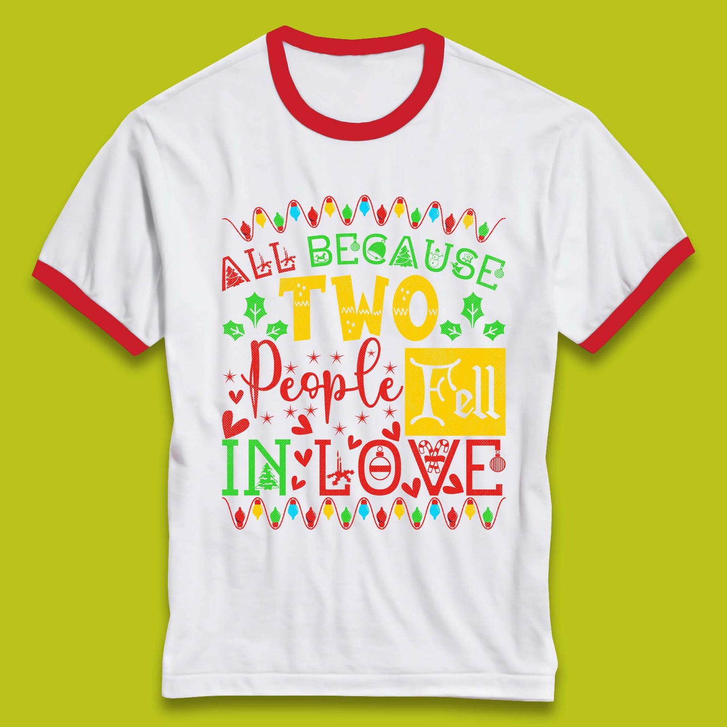 Love Christmas Ringer T-Shirt