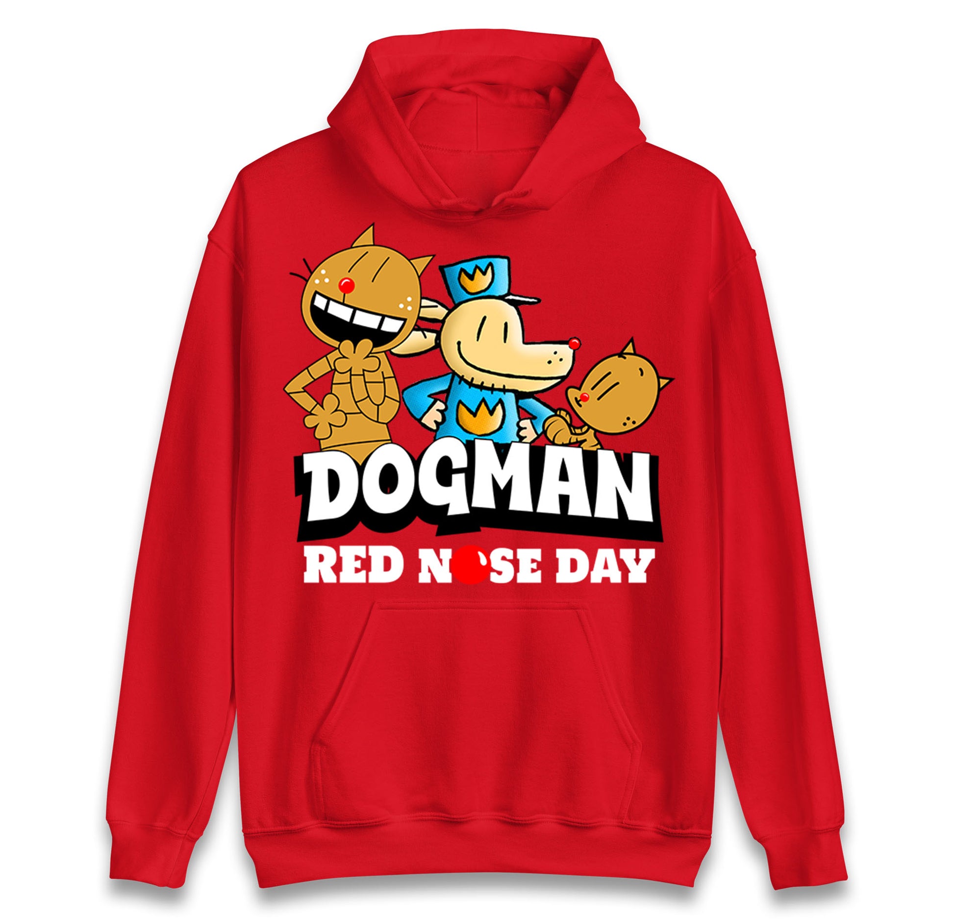 Dogman Red Nose Day Hoodie UK