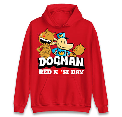 Dogman Red Nose Day Hoodie UK
