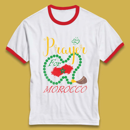Prayer For Morocco Stay Strong Morocco Earthquake Support Ringer T Shirt