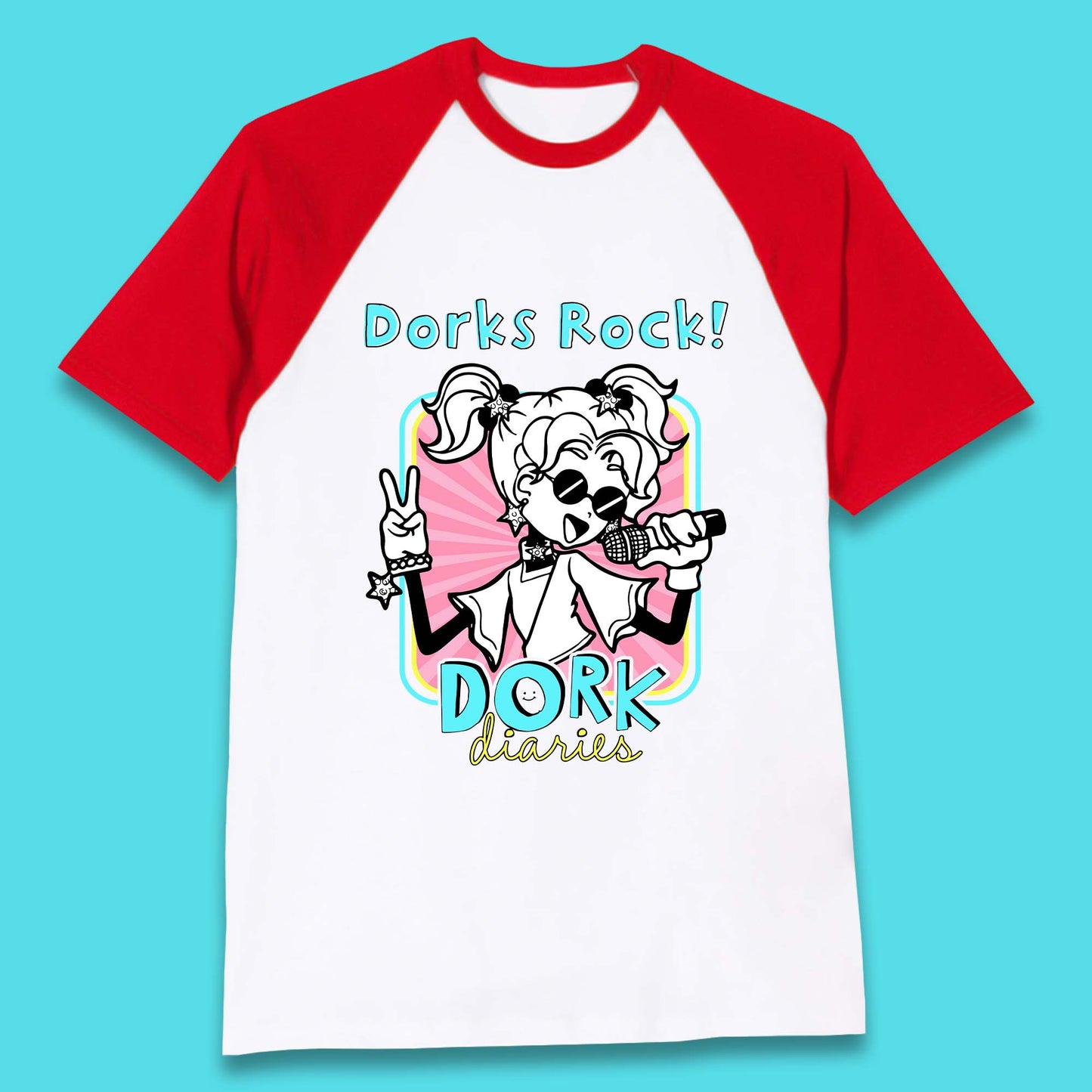 Dorks Rock Dork Diaries Baseball T-Shirt