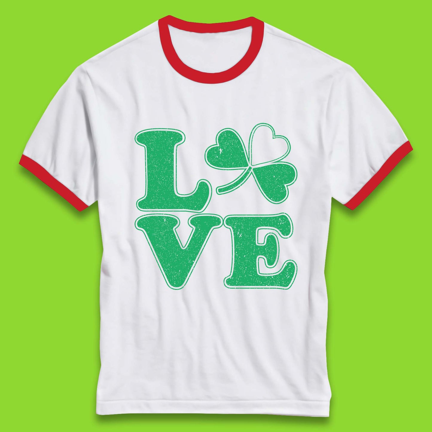 Shamrock Love Ringer T-Shirt