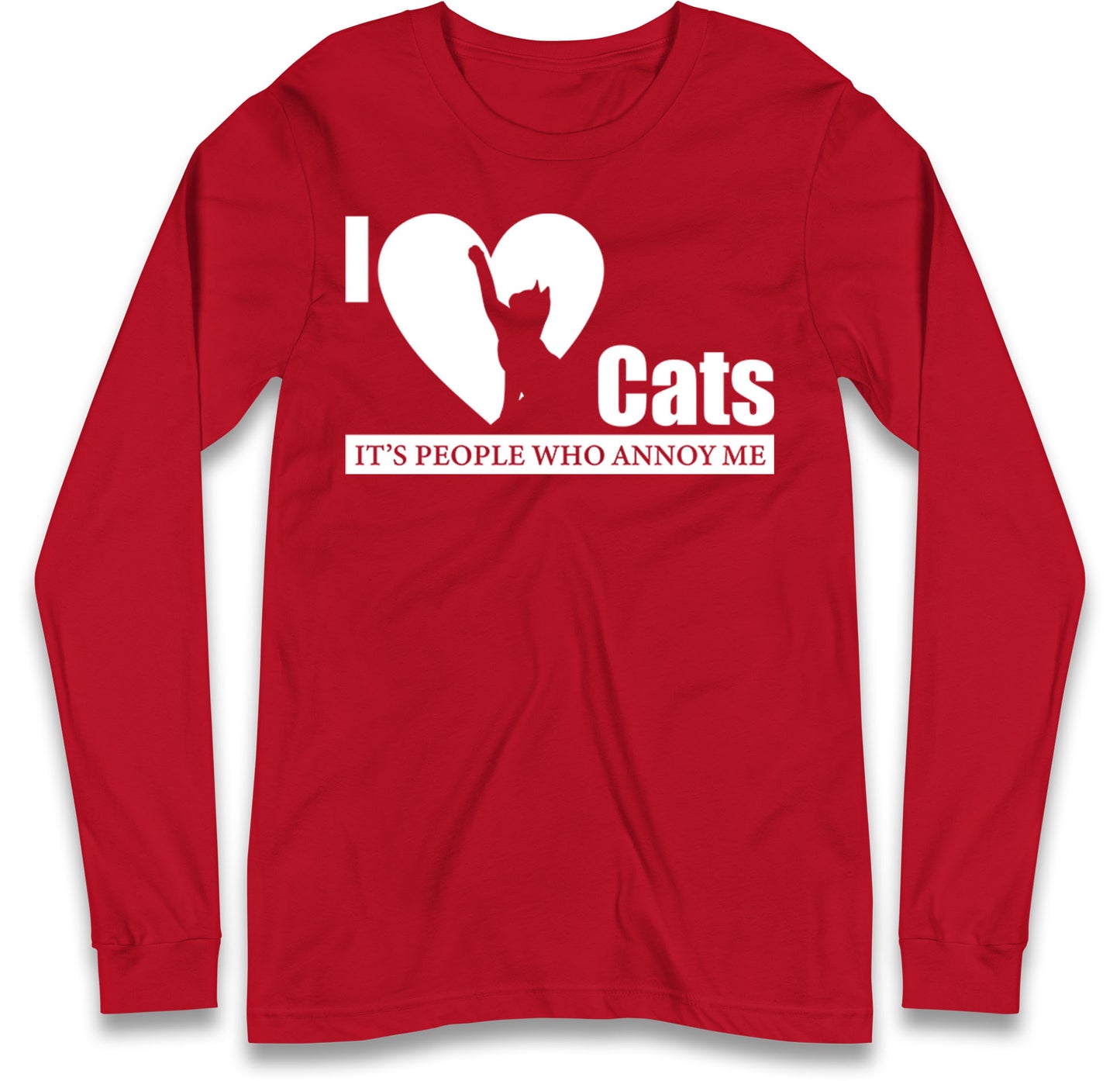 i love cats long sleeve t shirt