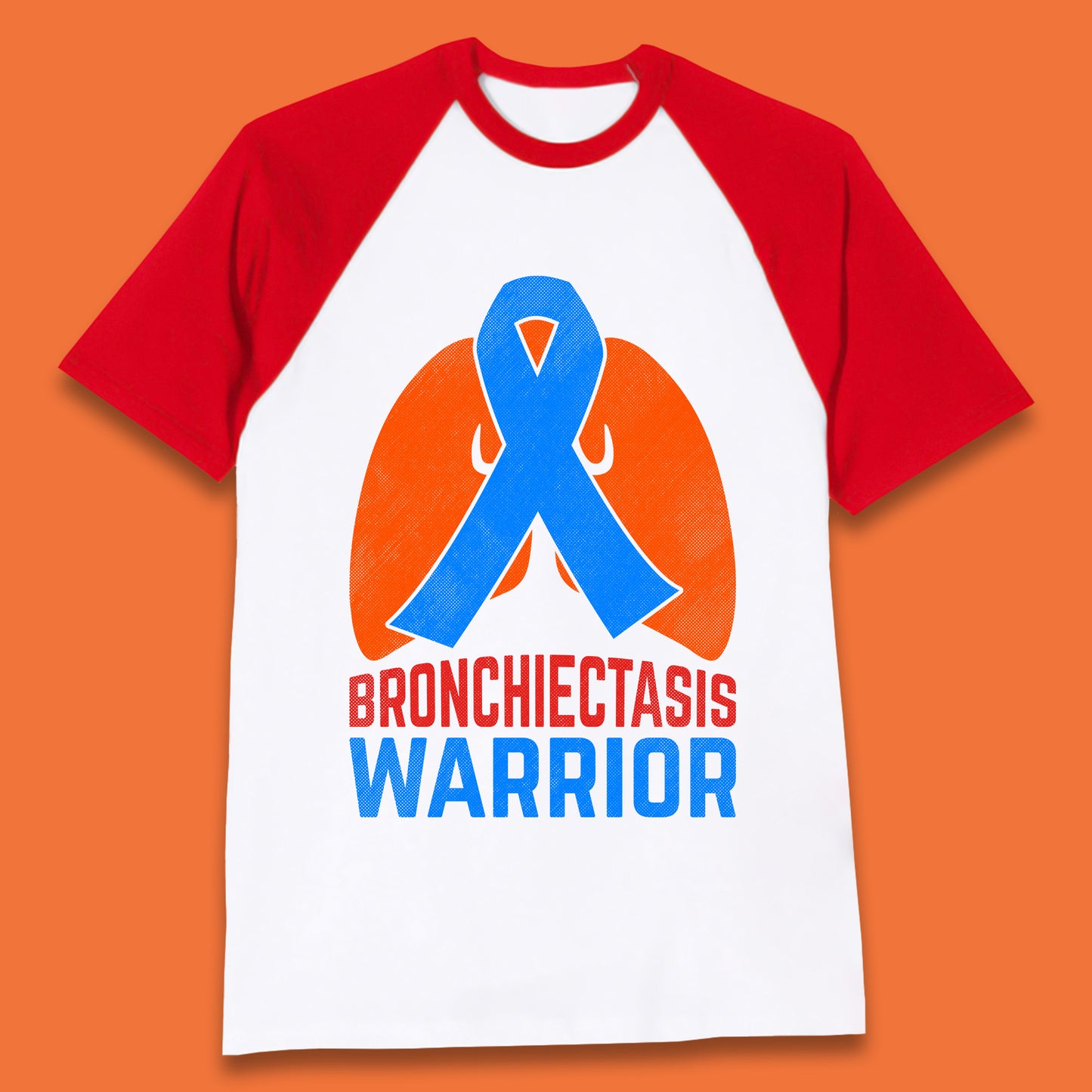 Bronchiectasis Warrior Support Unbreakable Awareness Survivor Baseball T Shirt