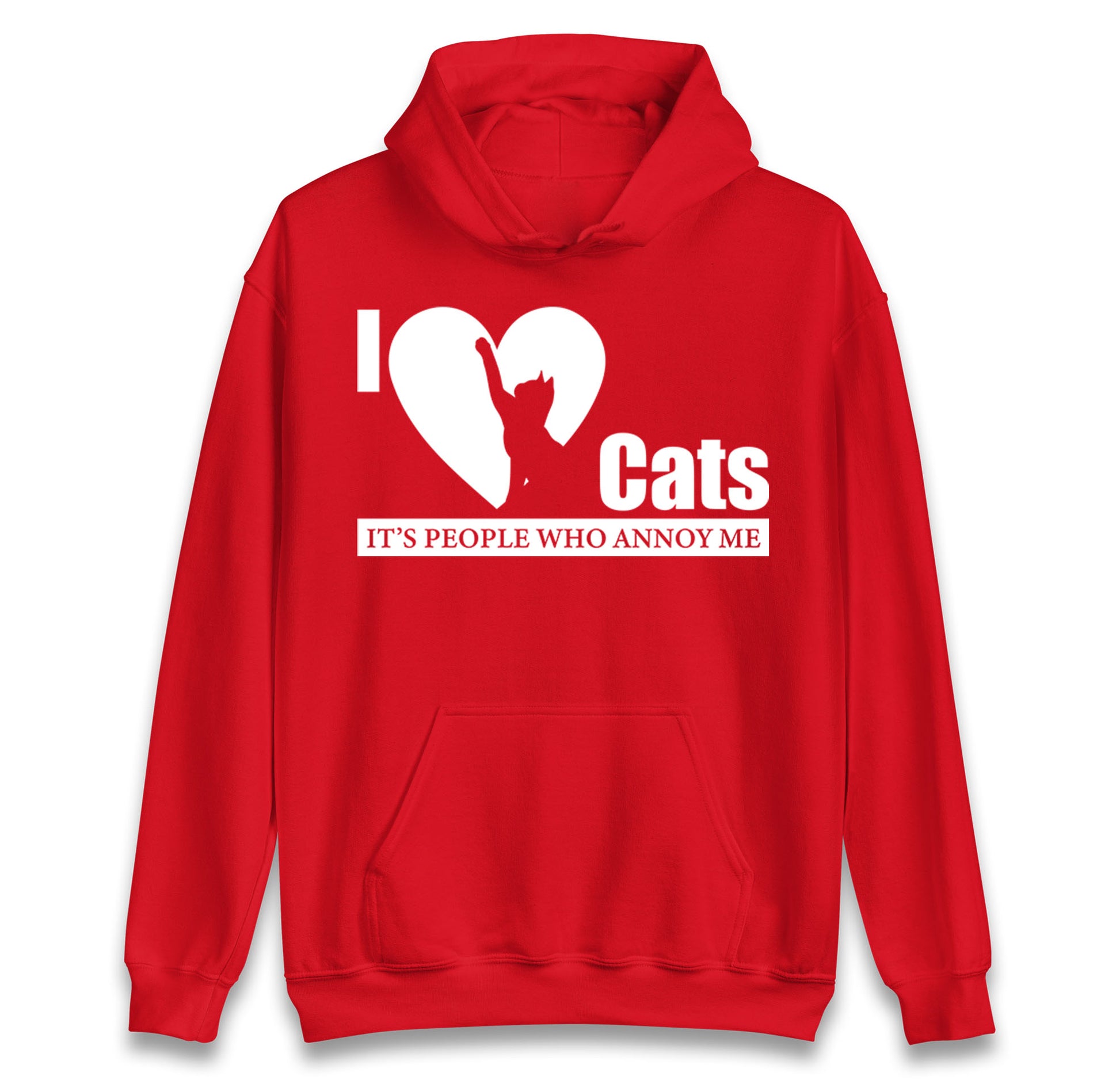 i love cats hoodie