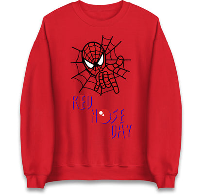 Spider-Man Red Nose Day Jumper