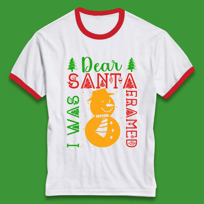 snowman christmas ringer t shirts