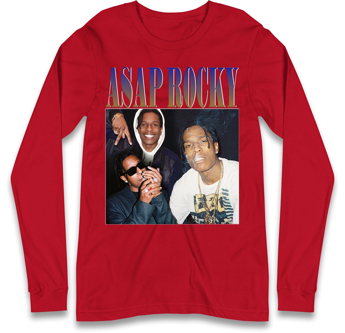 ASAP Rocky Rapper Longsleeve T Shirt