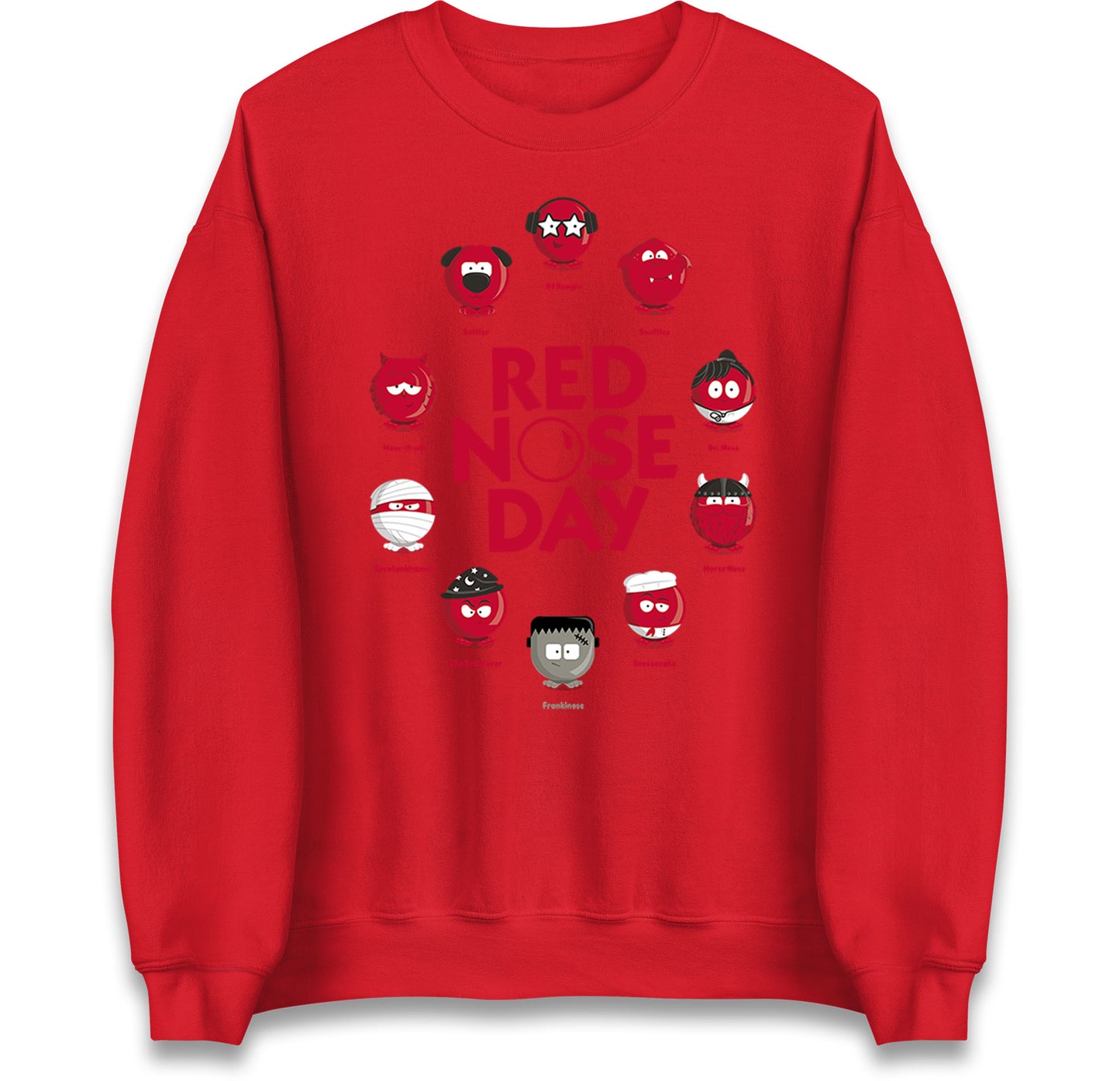 Red Nose Day Funny Noses Jumper