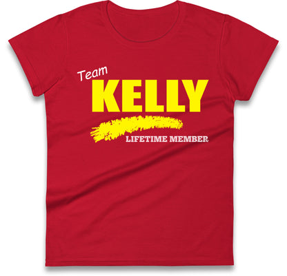 Team Kelly Lifetime Member Womens T Shirt