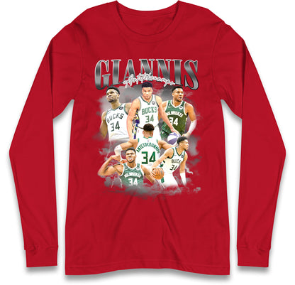 Giannis Antetokounmpo Long Sleeve T Shirt