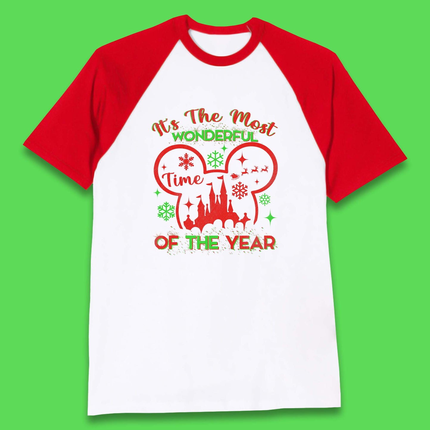 disney christmas baseball t shirt