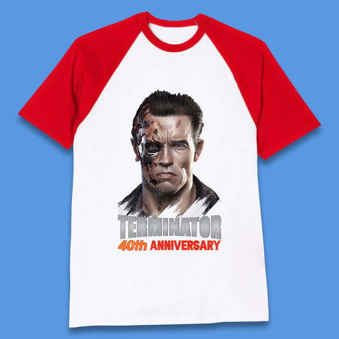 Terminator 40th Anniversary Baseball T-Shirt