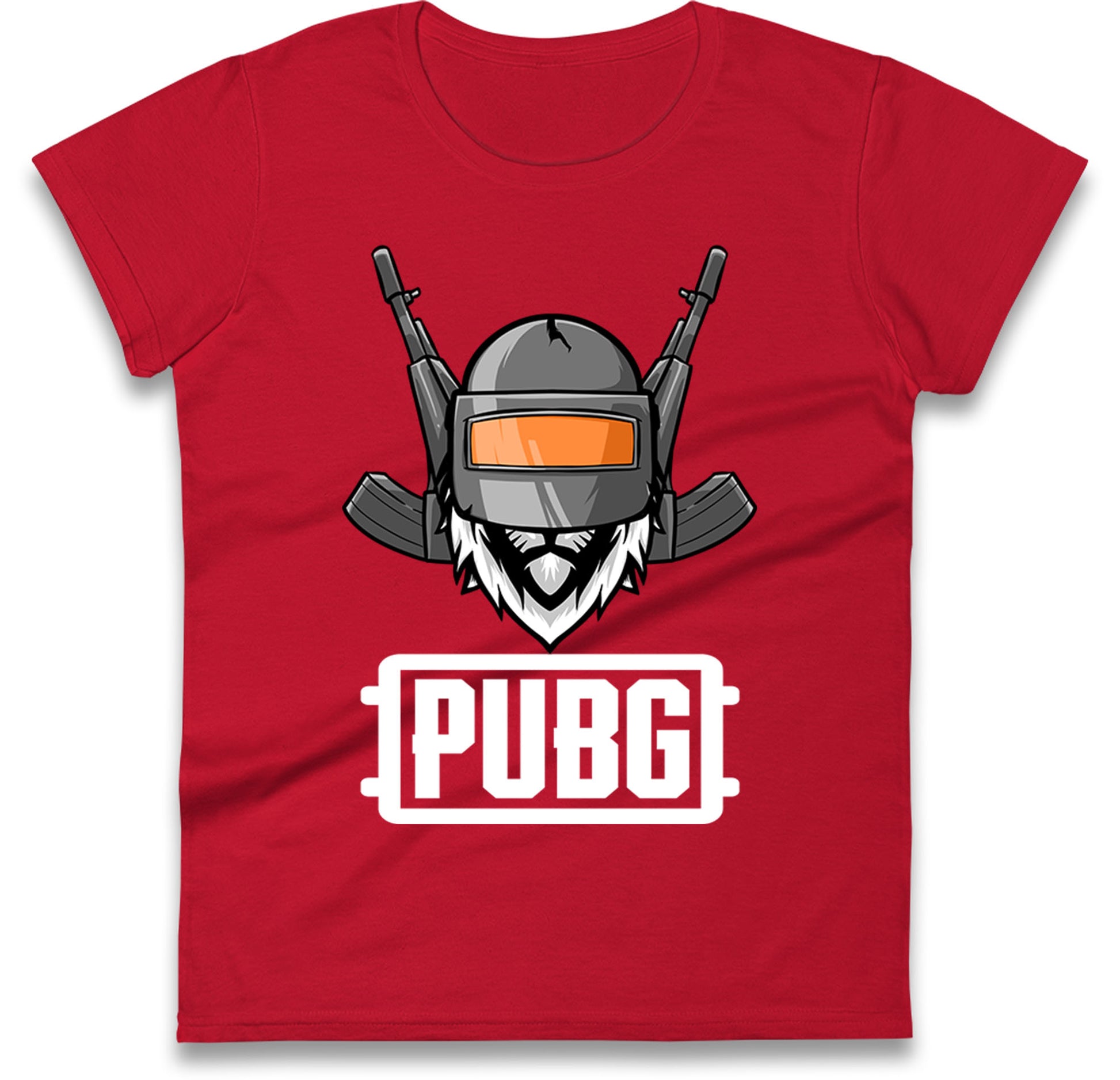 Pubg Helmet Ladies T Shirt