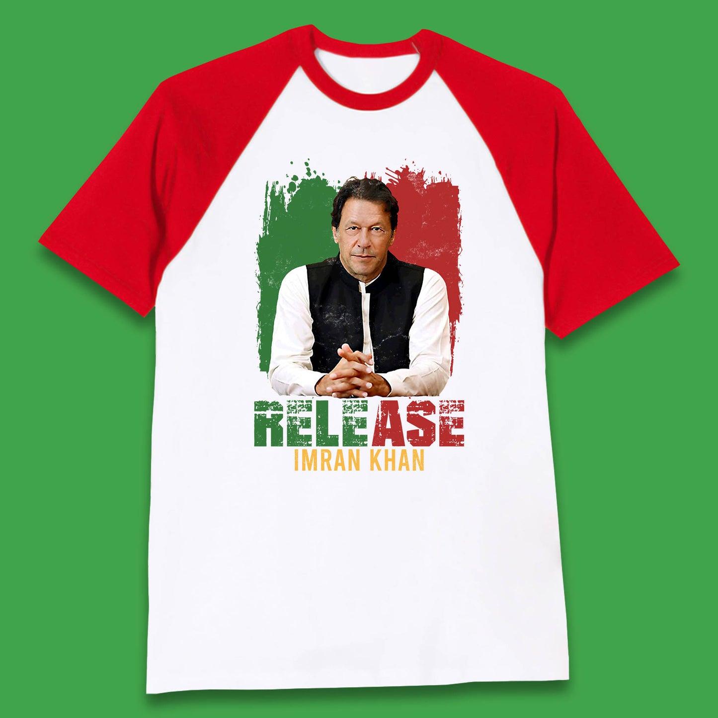 Release Imran Khan Prisoner No 804 Stand With Imran Khan Pakistan Baseball T Shirt