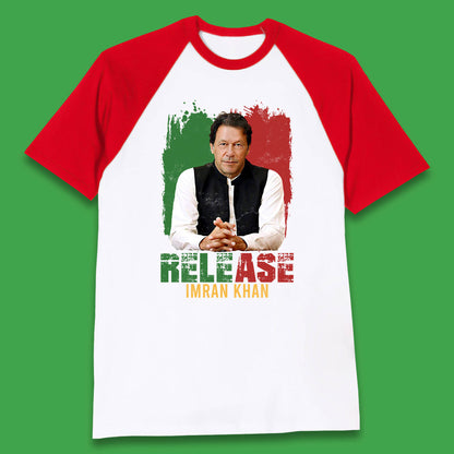 Release Imran Khan Prisoner No 804 Stand With Imran Khan Pakistan Baseball T Shirt