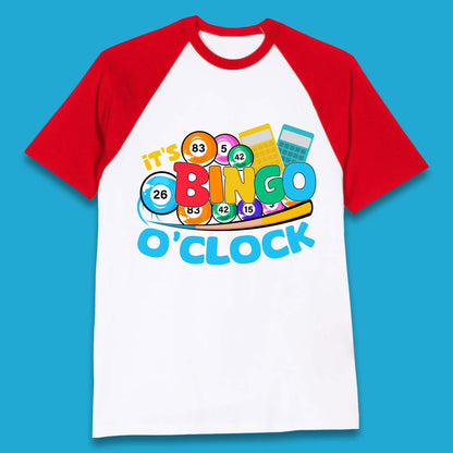 It's Bingo O'Clock Baseball T-Shirt
