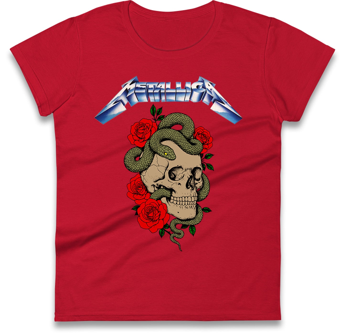 Metallica Skull Ladies T Shirt