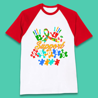 Autism Support Squad Baseball T-Shirt