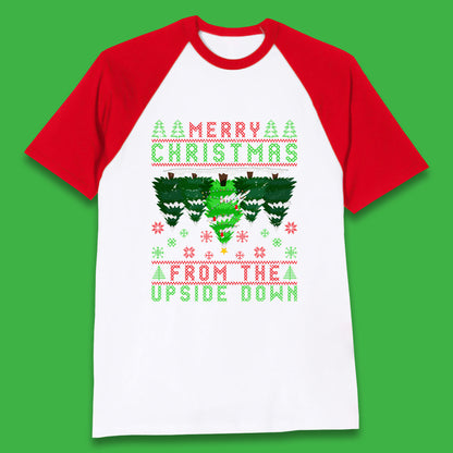 merry christmas from the upside down tree t shirt