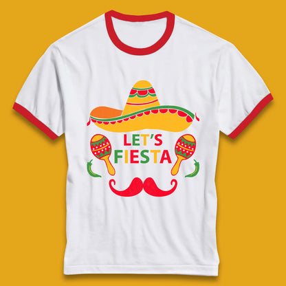 Let's Fiesta Cinco De Mayo Ringer T-Shirt
