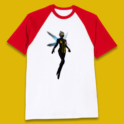 Marvel The Wasp Ant-Man Hank Pym Ghost Hope Pym Superhero Fictional Avengers Movie Character  Baseball T Shirt