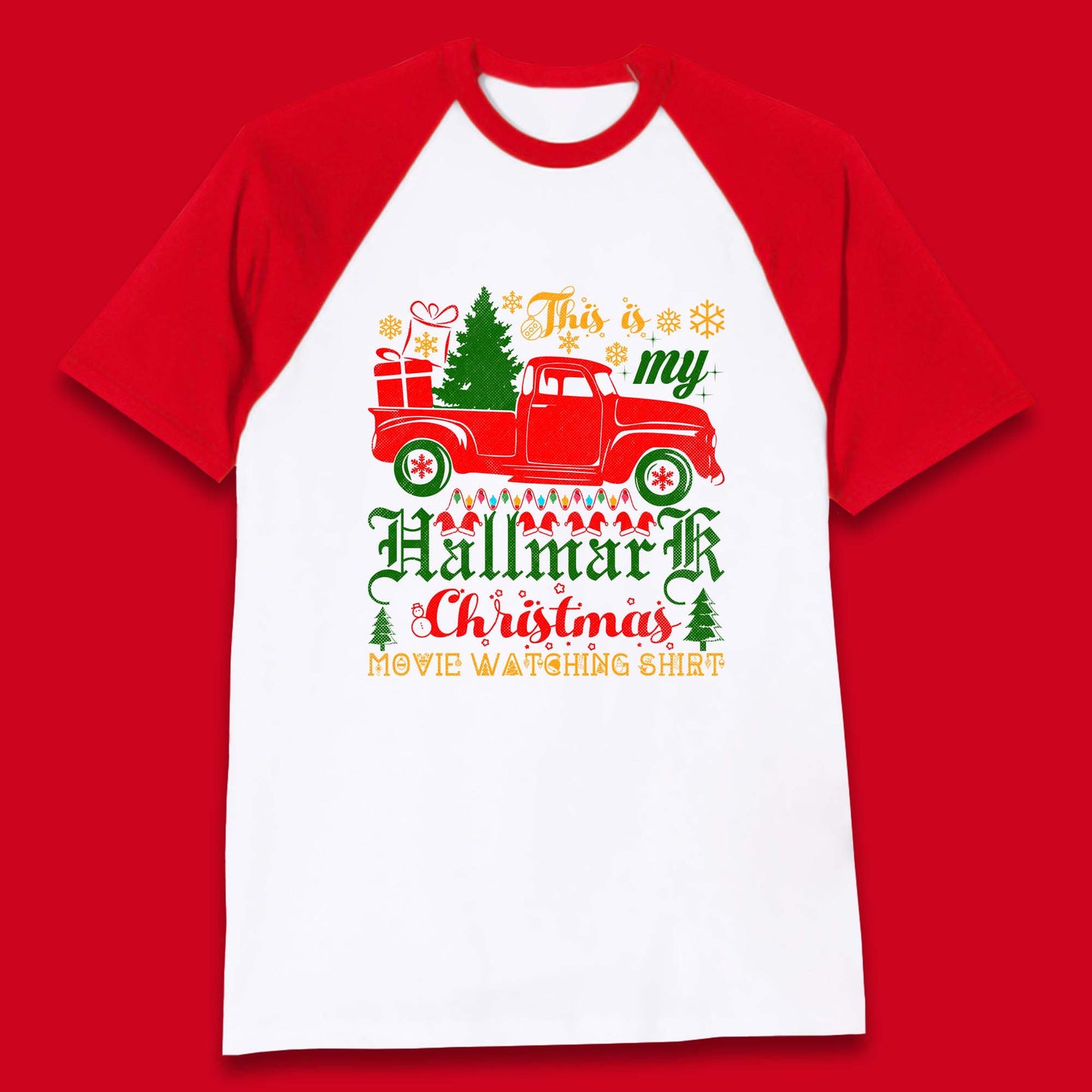 hallmark christmas movie baseball t shirt