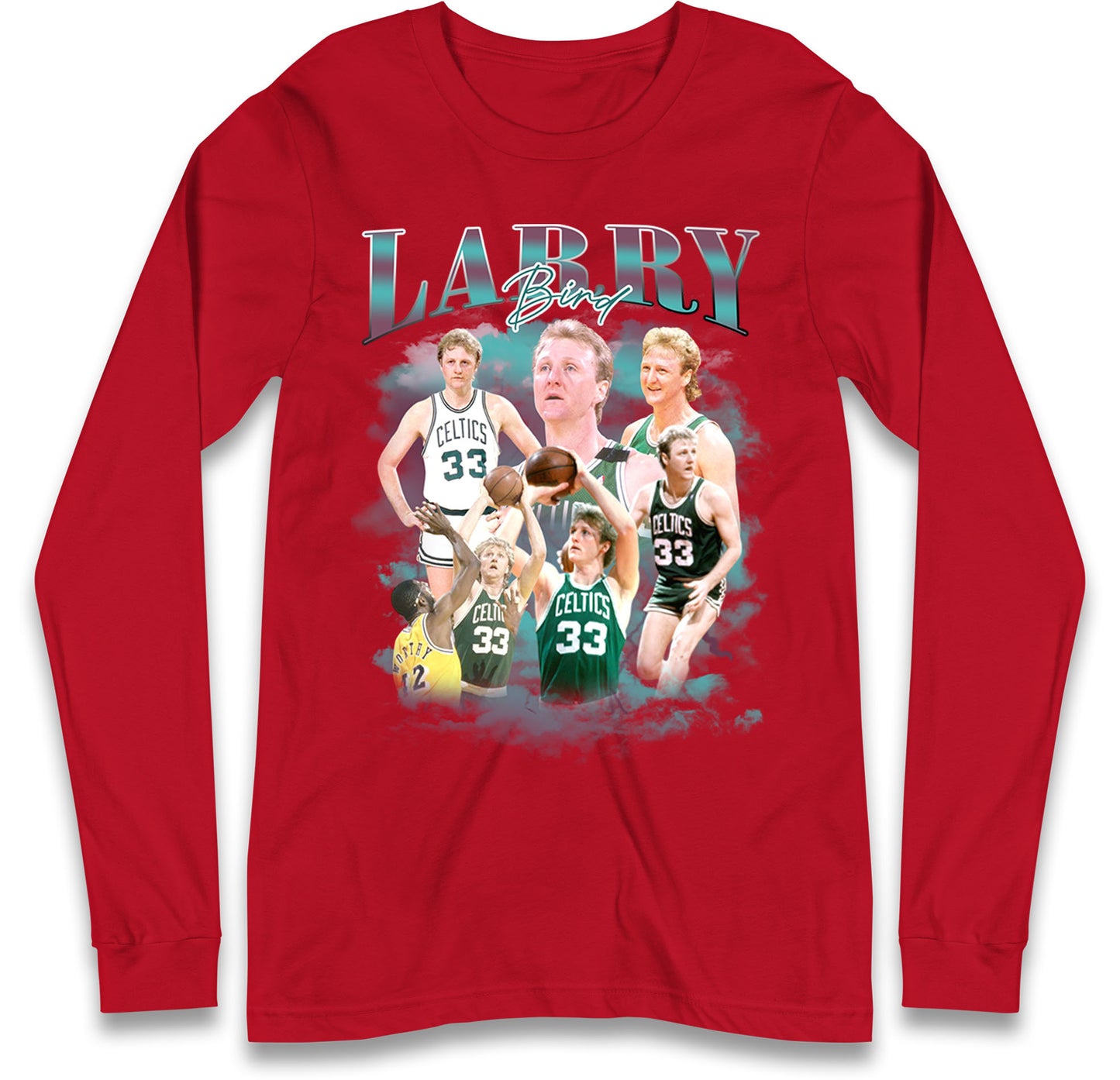 Larry Bird Long Sleeve T Shirt