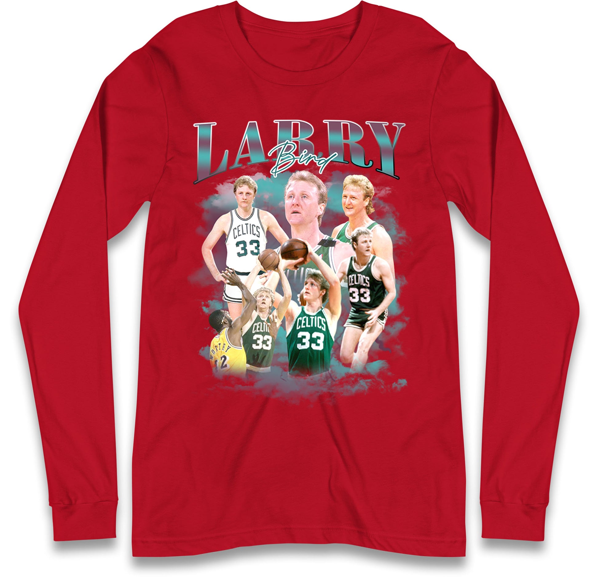 Larry Bird Long Sleeve T Shirt